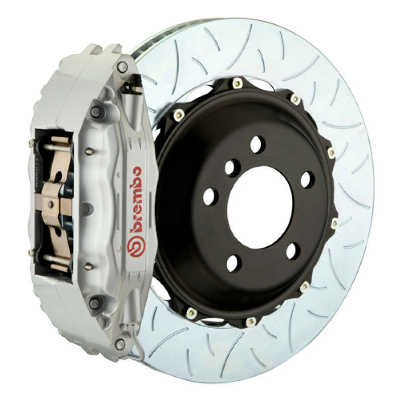 Brembo 00-04 360 Modena Excl Chall/Stradale Fr GT BBK 4Pis Cast 2pc 355x32 2pc Rtr Slot Type3-Sil. Brake Kits - Performance Slot Brembo