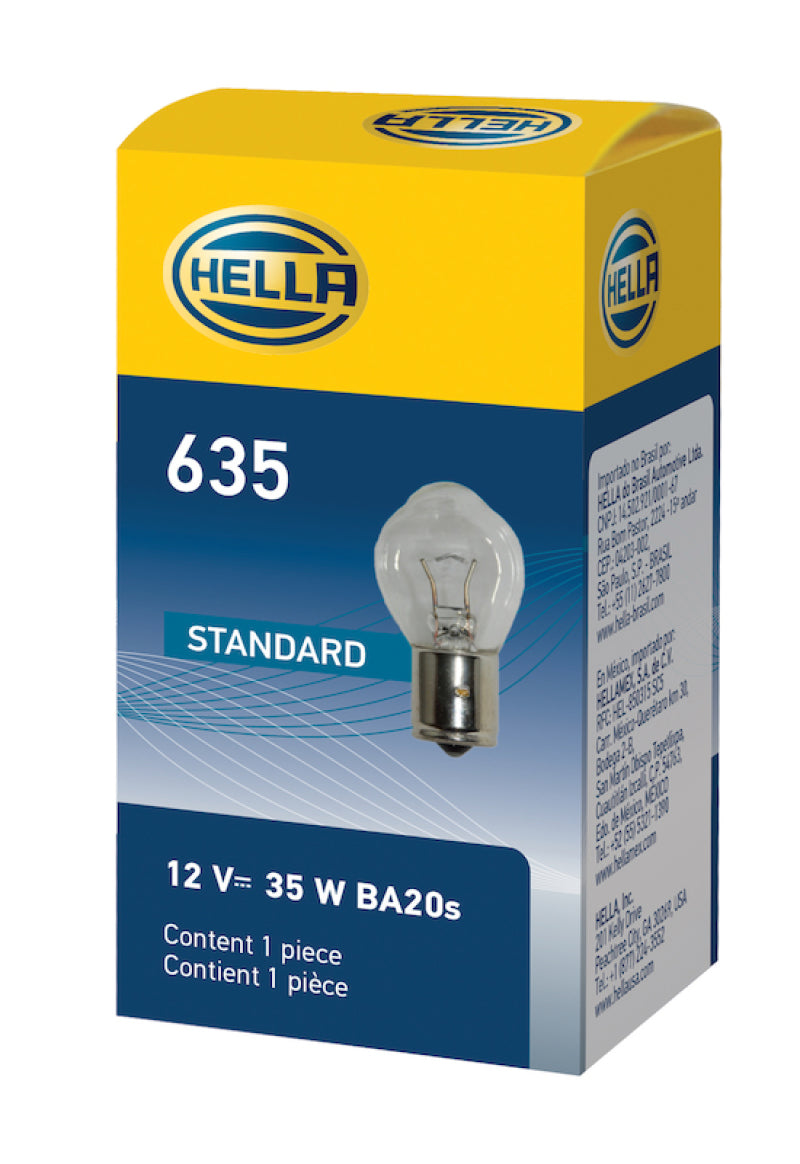 Hella Bulb 635 12V 35W Ba20S B11 F2 (MOQ 10) Bulbs Hella