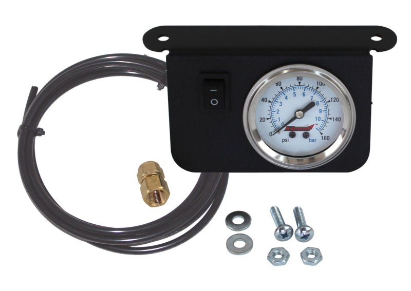 Kleinn Illuminated Single Needle 160 PSI Dash Panel Gauge w/ On/Off Switch Horns Kleinn Air Horns