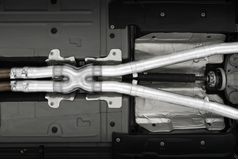 MBRP 15-Up Challenger 5.7 / 17-Up 6.2L/6.4L 3in Race Series Cat-Back w/ Quad Tips T304 Exhaust Catback MBRP