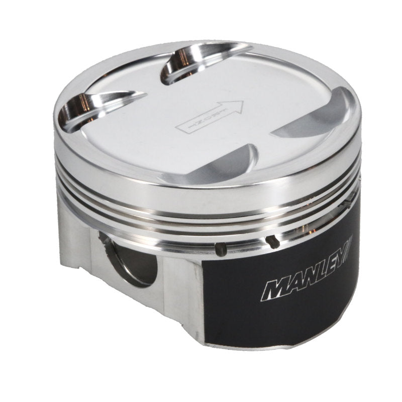 Manley 03-06 Evo 8/9 (7 Bolt 4G63T) 85.5mm +0.5mm Over Bore 8.5:1 Dish Pistons w/ Rings Piston Sets - Forged - 4cyl Manley Performance