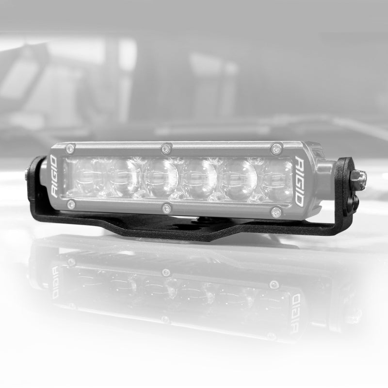 Go Rhino 18-20 Jeep Wrangler JL/JLU/Gladiator JT Light Mount - Two 6in Single Row Light Mounts Go Rhino