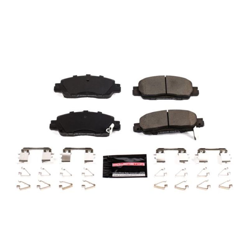 Power Stop 16-17 Honda Accord Front Z23 Evolution Sport Brake Pads w/Hardware Brake Pads - Performance PowerStop