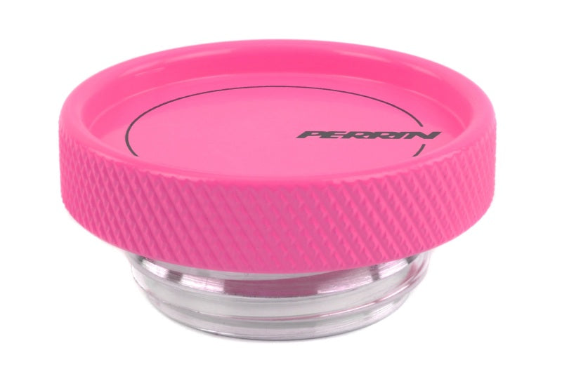 PERRIN 02-25 Subaru Impreza/WRX/STI & 13-25 Crosstrek/BRZ/FR-S/GR86/GR86 Oil Fill Cap - Hyper Pink Oil Caps Perrin Performance
