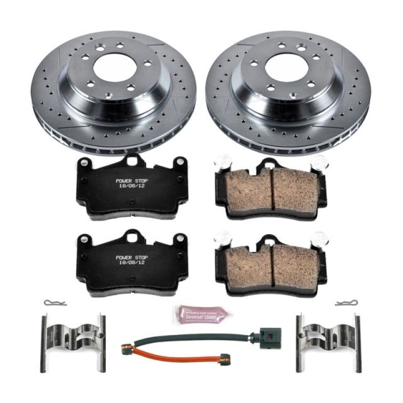 Power Stop 07-15 Audi Q7 Rear Z23 Evolution Sport Brake Kit Brake Kits - Performance D&S PowerStop