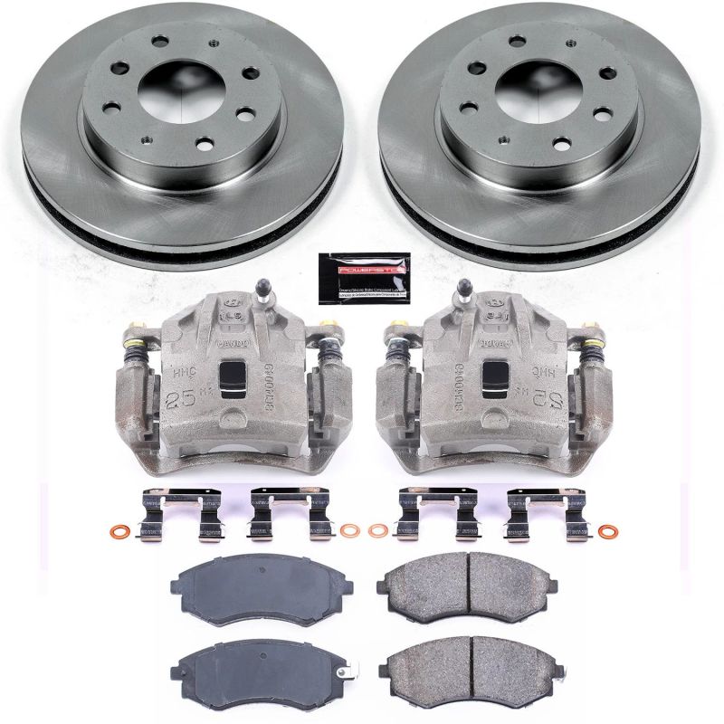 Power Stop 99-01 Hyundai Sonata Front Autospecialty Brake Kit w/Calipers Brake Kits - OE PowerStop