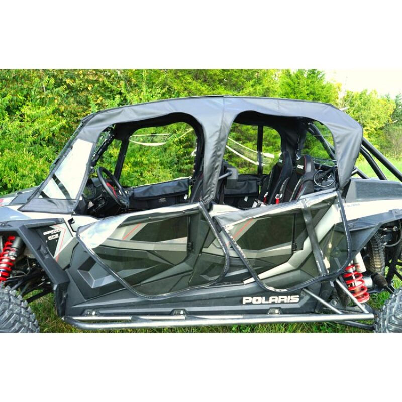 Seizmik 19-21 Polaris RZR Turbo S/ XP 4 Soft Doors w/ Zippers Kit Doors Seizmik