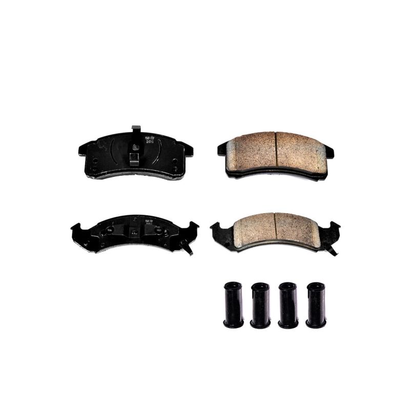 Power Stop 92-93 Buick LeSabre Front Z17 Evolution Ceramic Brake Pads w/Hardware Brake Pads - OE PowerStop