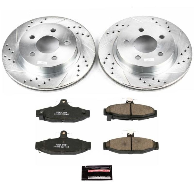Power Stop 93-97 Chevrolet Camaro Rear Z23 Evolution Sport Brake Kit Brake Kits - Performance D&S PowerStop