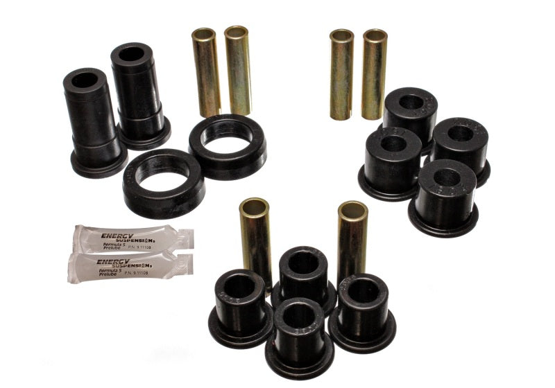 Energy Suspension 91-94 Ford Explorer/Bronco II 2WD/4WD Black Rear Leaf Spring Bushing Set Bushing Kits Energy Suspension