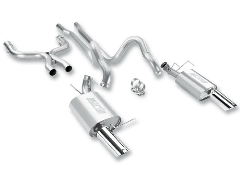 Borla 2011-2012 Mustang GT 5.0L 8cyl 6spd RWD Agressive ATAK Catback Exhaust Catback Borla