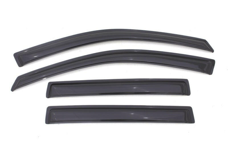 AVS 11-17 Jeep Compass (Old Body Style) Ventvisor Outside Mount Window Deflectors 4pc - Smoke Wind Deflectors AVS