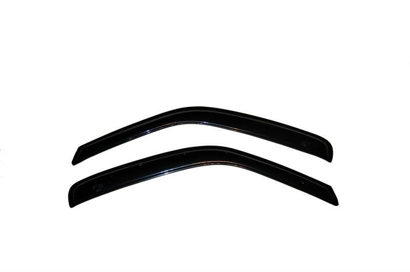 AVS 03-10 Chevy Kodiak Ventvisor Outside Mount Window Deflectors 2pc - Smoke Wind Deflectors AVS