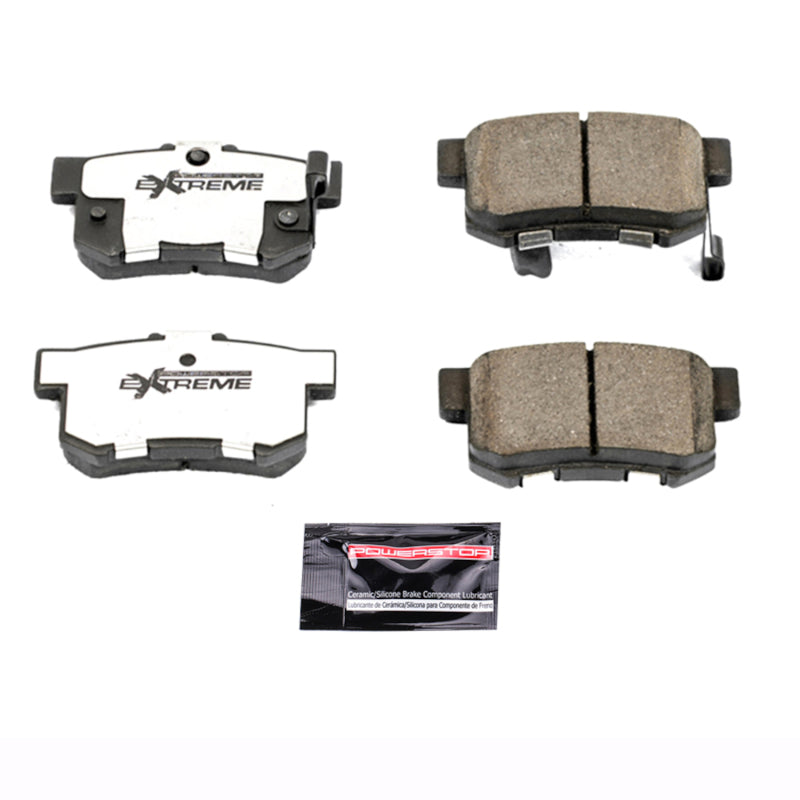 Power Stop 97-99 Acura CL Rear Z26 Extreme Street Brake Pads w/Hardware Brake Pads - Performance PowerStop