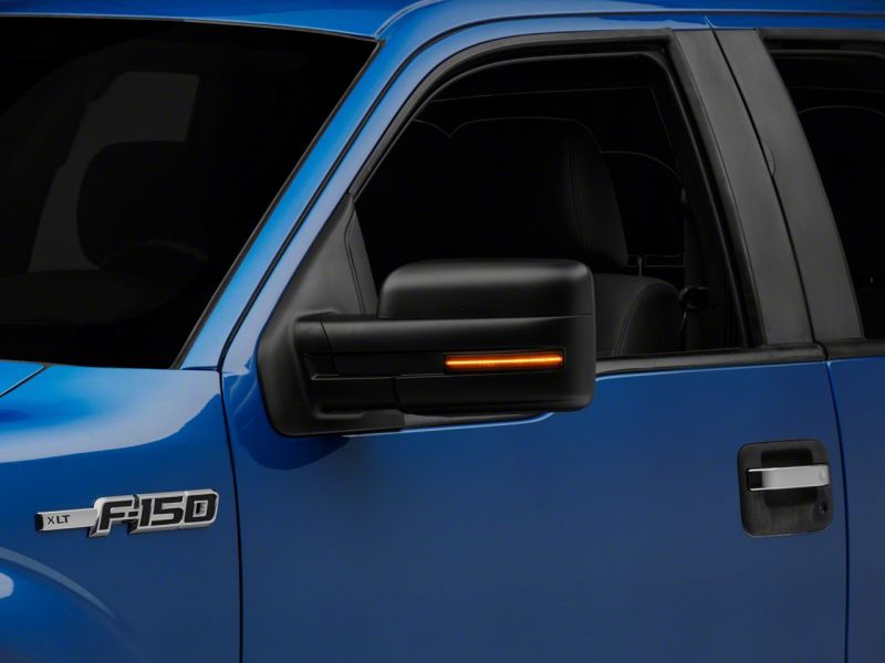 Raxiom 09-14 Ford F-150 Axial Series LED Mirror Mounted Turn Signals- Smoked Side Mirrors Raxiom