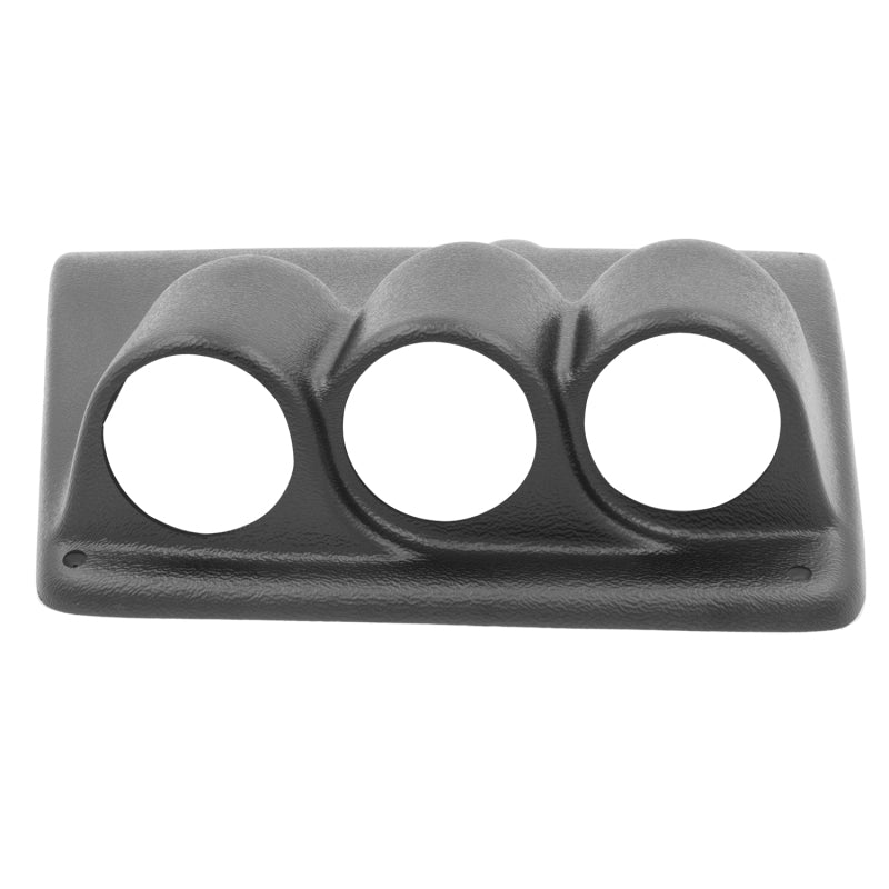 Autometer 99-03 Ford Super Duty 52mm Black Triple Under Dash Pod Gauge Pods AutoMeter