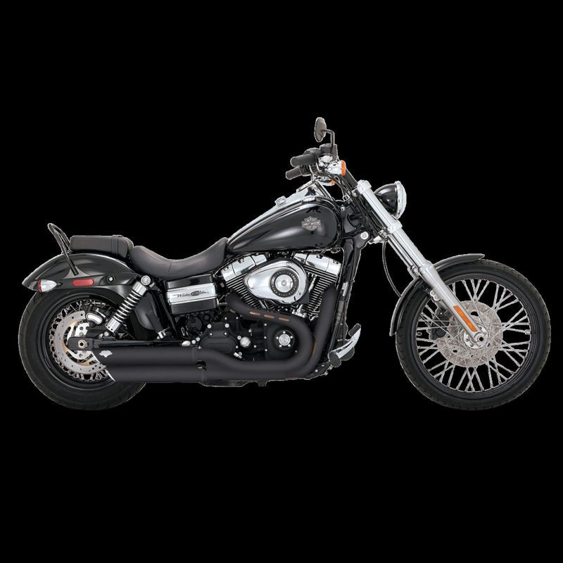 Vance & Hines Harley-Davidson 08-17 Dyna / Fatbob/ Wide Glide Twin Slash 3in Slip-On Exhaust Motorcycle Slip-On Vance and Hines
