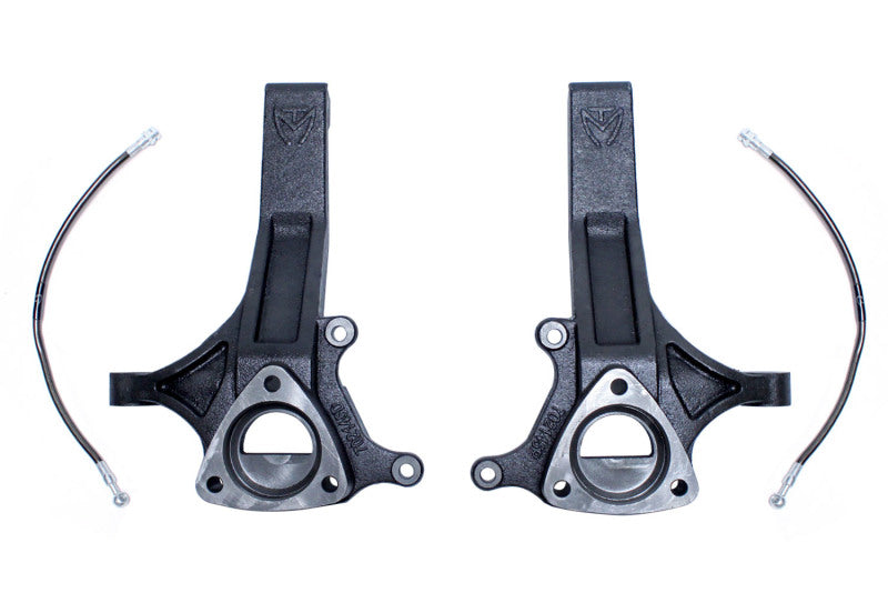 MaxTrac 02-18 Dodge RAM 1500 2WD 4.5in Front Lift Spindles w/Extended DOT Compliant Brake Lines Steering Knuckles & Spindles Maxtrac