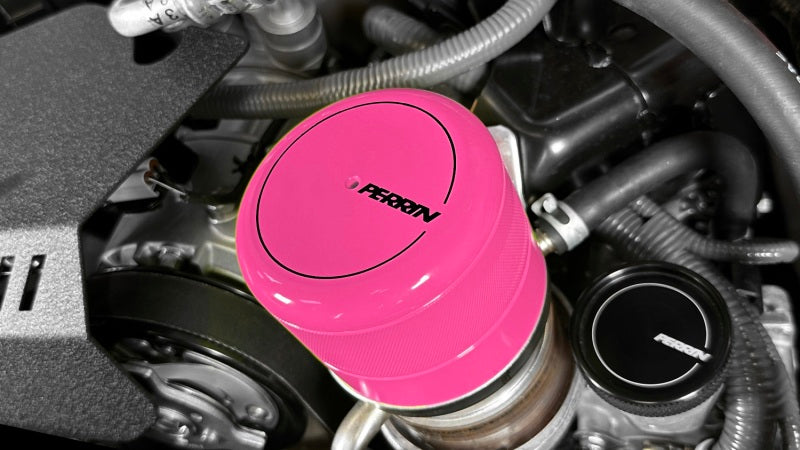 PERRIN 15-25 Subaru WRX & 13-25 BRZ/FR-S/86/GR86 Oil Filter Cover - Hyper Pink Oil Filters Perrin Performance