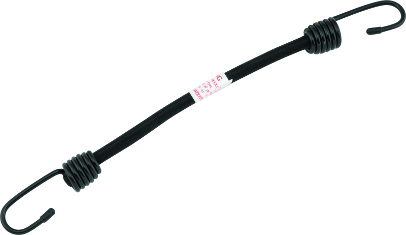 BikeMaster Bungee 12in Heavy Duty 2 Hook Black Cargo Tie-Downs BikeMaster