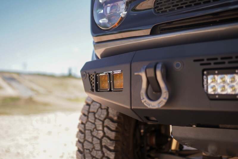 DV8 Offroad 2021+ Ford Bronco Front Bumper V2 - OE Plus Series (Works w/o ACC Relocation) Bumpers - Steel DV8 Offroad