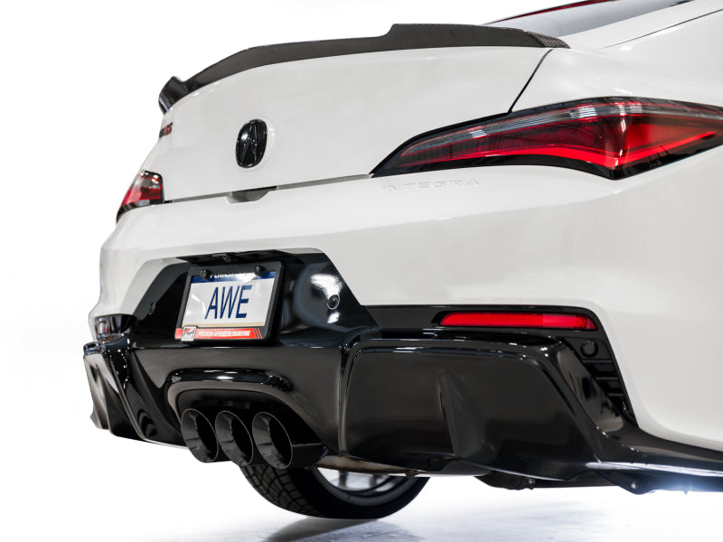 AWE Tuning 2024 Acura Integra Type S DE5 FWD Track Edition Exhaust w/ Triple Diamond Black Tips Catback AWE Tuning