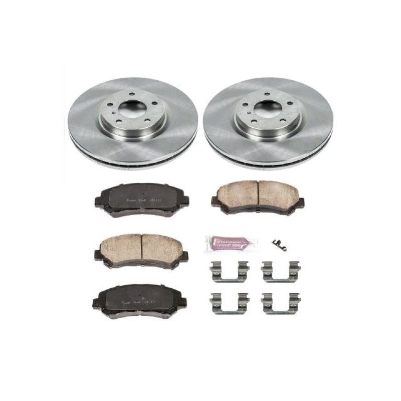 Power Stop 09-14 Nissan Maxima Front Autospecialty Brake Kit Brake Kits - OE PowerStop