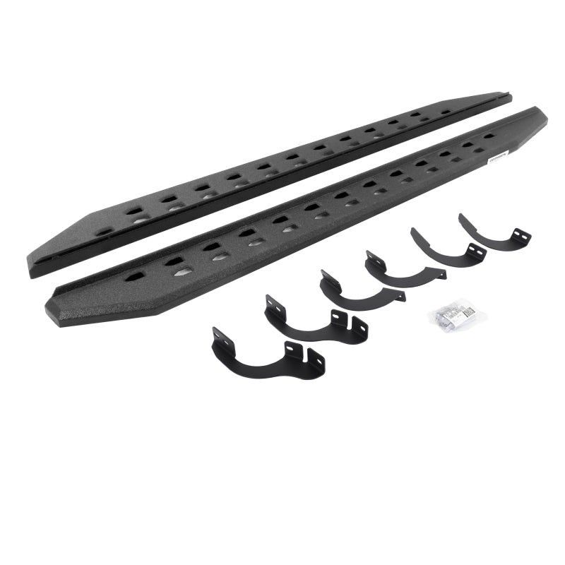 Go Rhino 14-22 Toyota 4Runner (No Ltd/Ngtshd) RB20 Slim Running Boards Kit(w/Brackets) - Bedliner Ct Running Boards Go Rhino