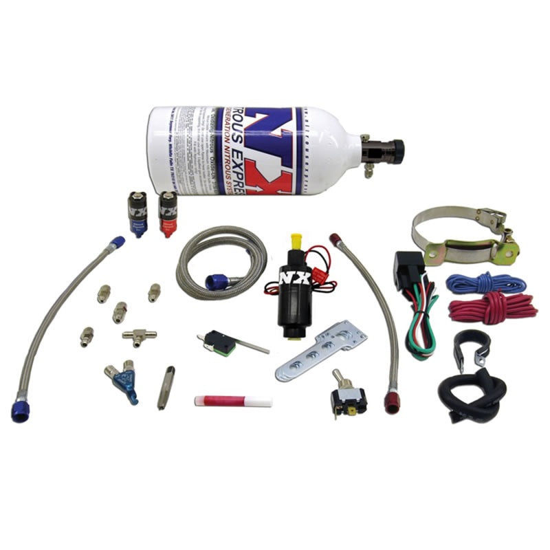 Nitrous Express Single Cyl Piranha Nitrous Kit w/2.5lb Bottle Nitrous Systems Nitrous Express