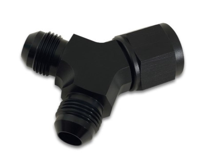 Vibrant -12AN Female x Dual -10AN Male Y-Adapter Fitting - Aluminum Fittings Vibrant