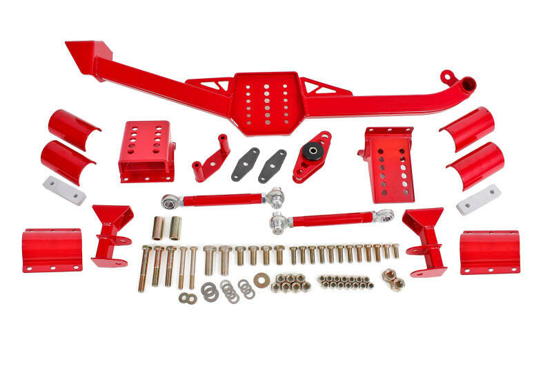 BMR 93-02 F-Body Body Mount Watts Link - Red Diff Braces BMR Suspension
