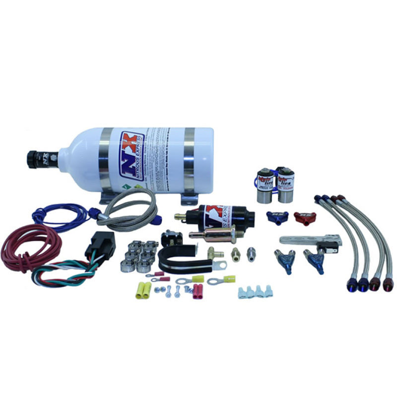 Nitrous Express 2 Cyl Mainline Nitrous Kit w/2.5lb Bottle Nitrous Systems Nitrous Express