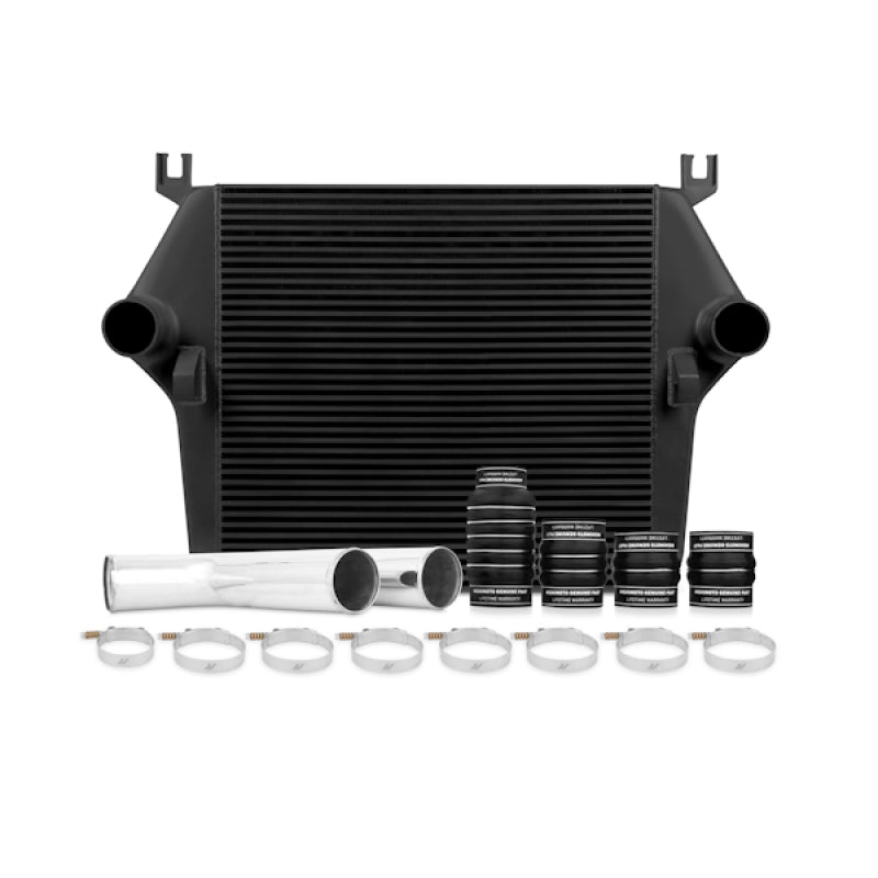 Mishimoto 07.5-09 Dodge 6.7L Cummins Intercooler Kit w/ Pipes (Black) Intercooler Kits Mishimoto