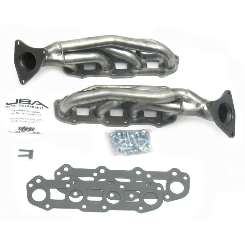 JBA 07-09 Toyota 4.7L V8 1-1/2in Primary Raw 409SS Cat4Ward Header Headers & Manifolds JBA