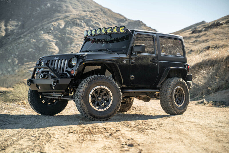 DV8 Offroad 07-18 Jeep Wrangler JK 2 Door Body/Pinch Weld Mounted Side Steps Side Steps DV8 Offroad