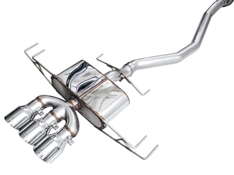 AWE Tuning 2024 Acura Integra Type S DE5 FWD Touring Edition Exhaust w/ Triple Chrome Silver Tips Catback AWE Tuning