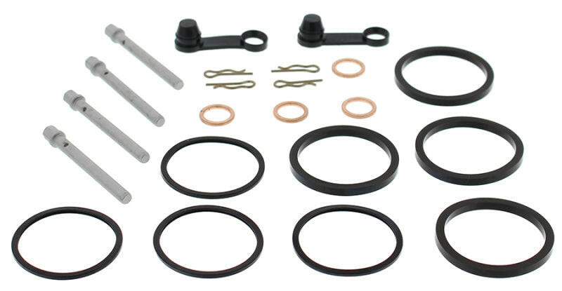 All Balls Racing 86-93 Yamaha XVZ 1300 D Venture Royal Caliper Rebuild Kit - Front Brake Caliper Rebuild Kits All Balls Racing