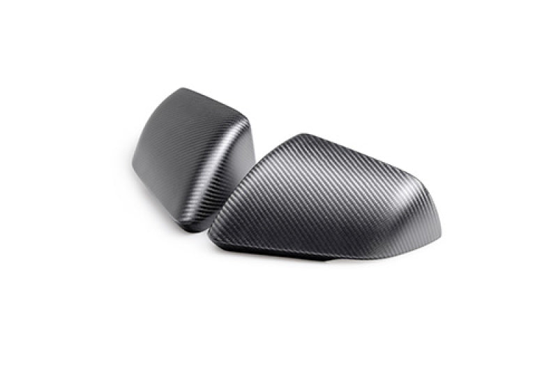 Ford Racing 24-25 Mustang (w/Integrated Turn Signals) Carbon Fiber Mirror Skull Caps - Matte Spoilers Ford Racing
