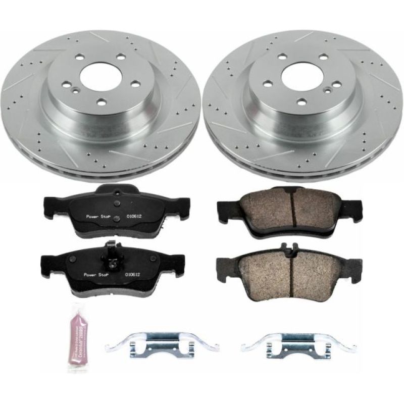 Power Stop 12-18 Mercedes-Benz CLS550 Rear Z23 Evolution Sport Brake Kit Brake Kits - Performance D&S PowerStop