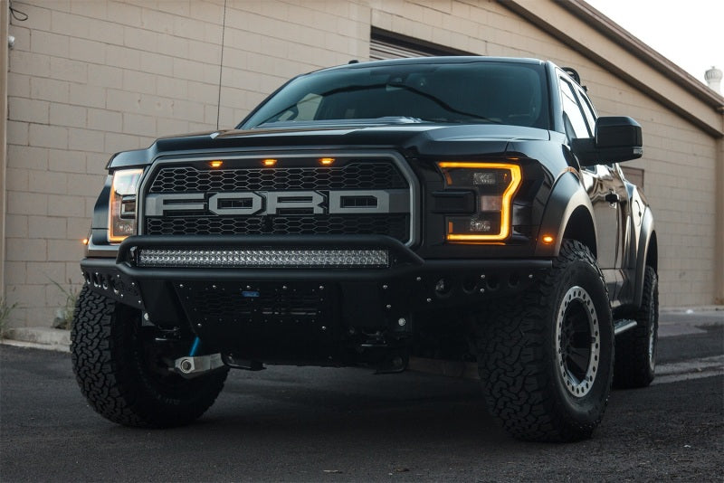 Addictive Desert Designs 17-18 Ford F-150 Raptor Stealth R Front Bumper Bumpers - Steel Addictive Desert Designs