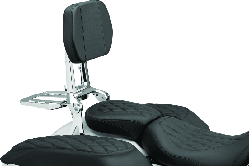Kuryakyn Neo Driver & Passenger Backrest Chrome Seats Kuryakyn