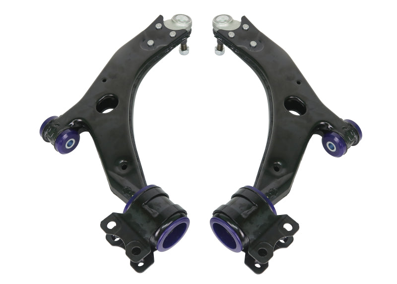 Superpro 05-11 Ford Focus LS/LT/LV Volvo S40/V50 and C70/21mm Front Lower Control Arm Assembly Kit Control Arms Superpro