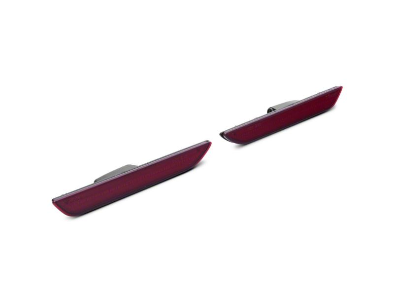 Raxiom 15-23 Ford Mustang Axial Series LED Side Marker Lights Rear- Red Sidemarkers & Indicators Raxiom