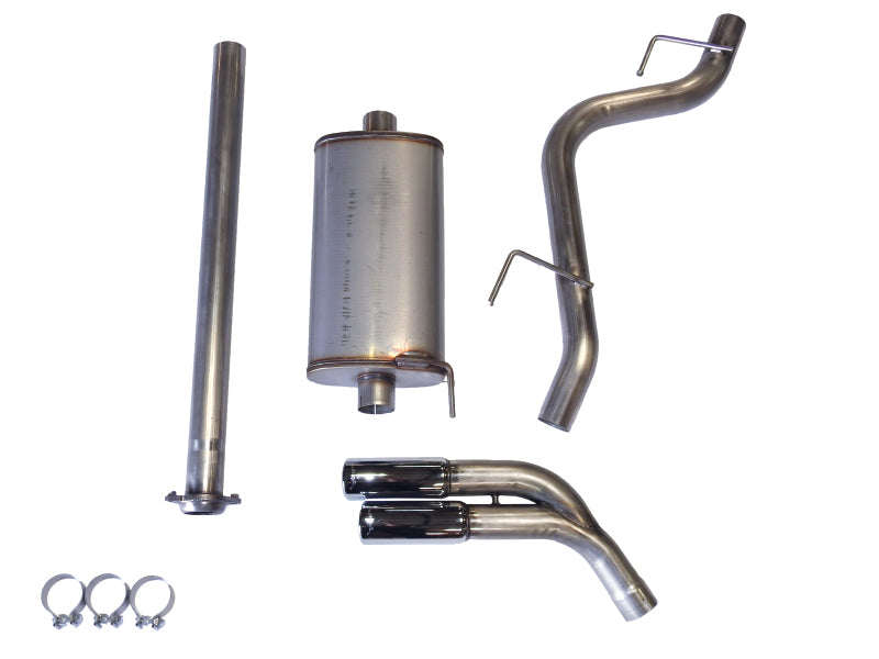 JBA 15-20 Ford F-150 2/4WD 2.7L/3.5L/5.0L 304SS Dual Side Exit Cat-Back Exhaust Catback JBA