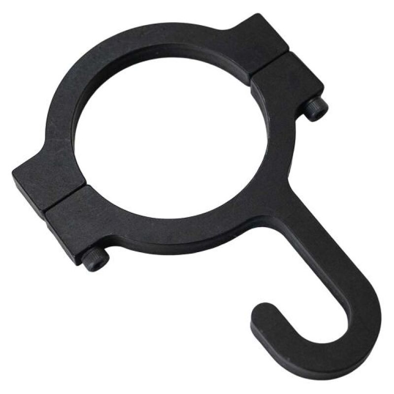 Moroso 1.750in Bar Diameter Billet Aluminum Black Anodized Helmet Hook Seat Belts & Harnesses Moroso