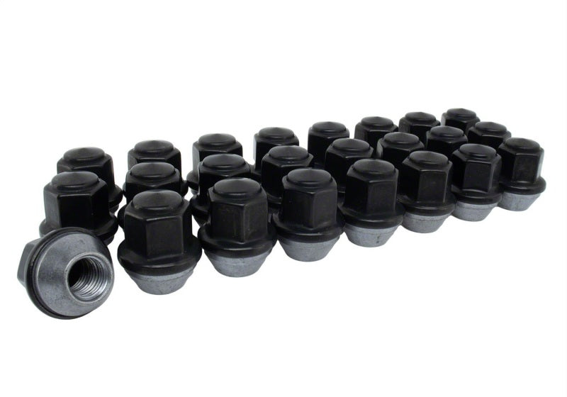 Ford Racing M12 x 1.5 Black Lug Nut - Set of 24 Lug Nuts Ford Racing