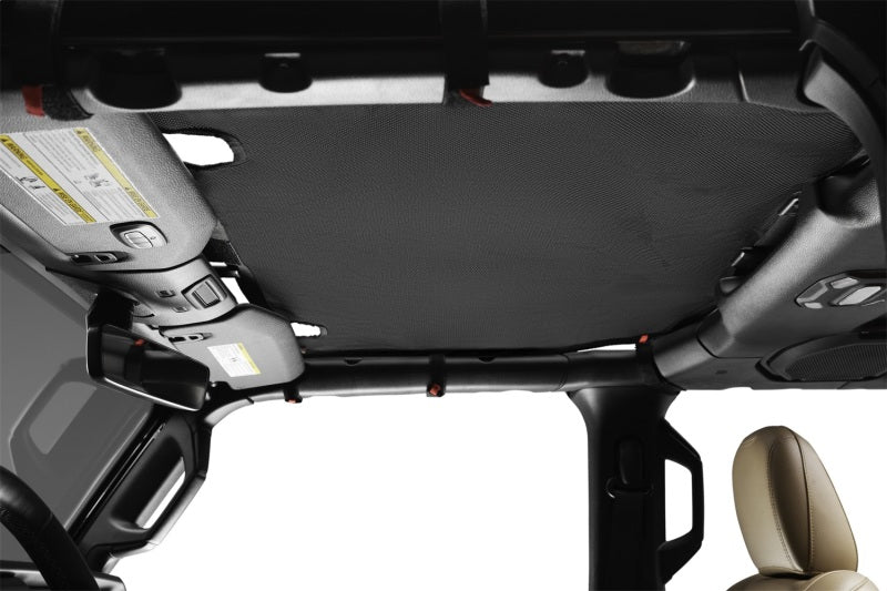 Rugged Ridge 20 Jeep Gladiator JT Eclipse Sun Shade Black Full - Black Car Covers Rugged Ridge
