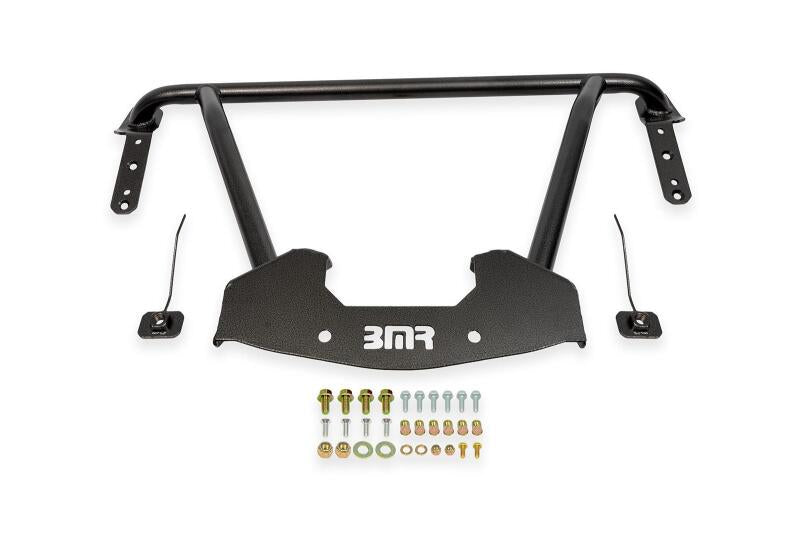 BMR 64-67 GM A-Body Bolt-On Front Reinforcement Chassis Brace - Black Hammertone Chassis Bracing BMR Suspension