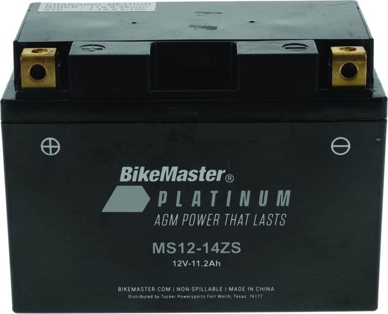 BikeMaster AGM Battery - MS12-14ZS Batteries BikeMaster