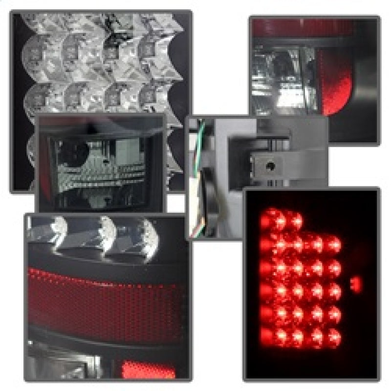 Spyder Dodge Ram 02-06 1500/Ram 2500/3500 03-06 LED Tail Light Black Smoke ALT-YD-DRAM02-LED-BSM Tail Lights SPYDER